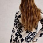 White Stuff Lulu Print Cardi Nat Mlt- La Vie en Rose Damesmode