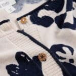 White Stuff Lulu Print Cardi Nat Mlt- La Vie en Rose Damesmode