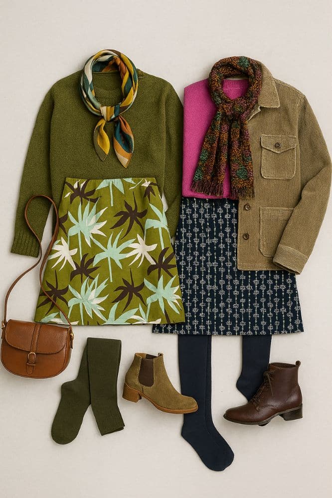 White Stuff Nell Reversible Skirt - La Vie en Rose Damesmode