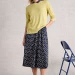 White Stuff Rua Jersey Shirt Dress Navy Print - La Vie en Rose Damesmode