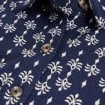 White Stuff Rua Jersey Shirt Dress Navy Print - La Vie en Rose Damesmode