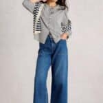 White Stuff Stripe Mix Shirt White Mlt - La Vie en Rose Damesmode