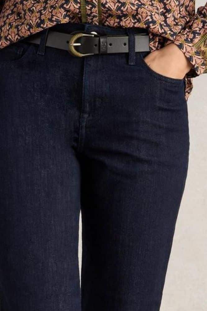 White Stuff Taylor Straight Jeans Dark Denim - La Vie en Rose Damesmode