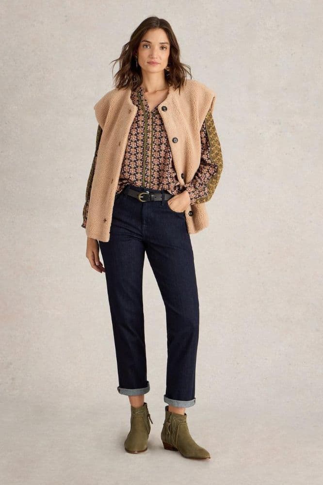 White Stuff Taylor Straight Jeans Dark Denim - La Vie en Rose Damesmode