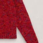 White Stuff Texture V Neck J umper Mid Red - La Vie en Rose Damesmode