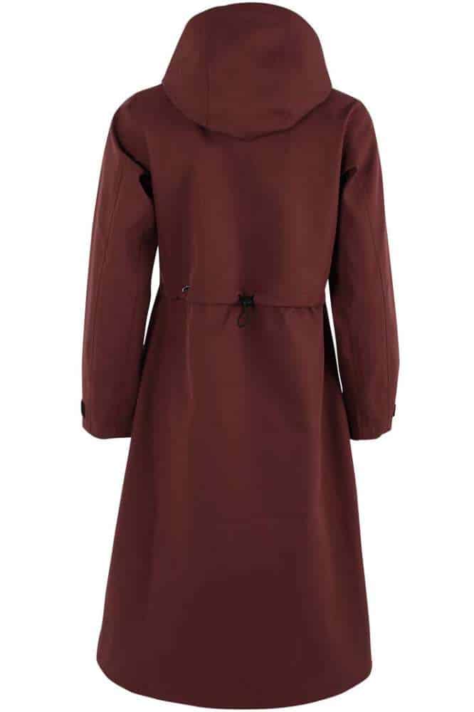 Danefae The Danedogwalker Raincoat Dark Merlot - La Vie en Rose Damesmode