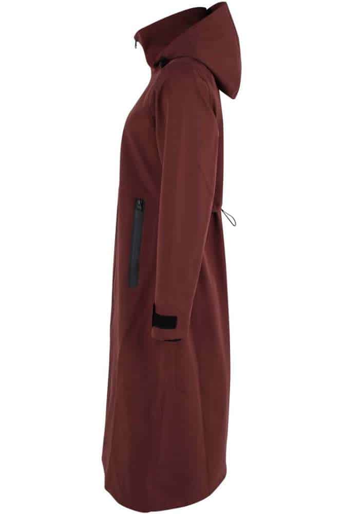 Danefae The Danedogwalker Raincoat Dark Merlot - La Vie en Rose Damesmode
