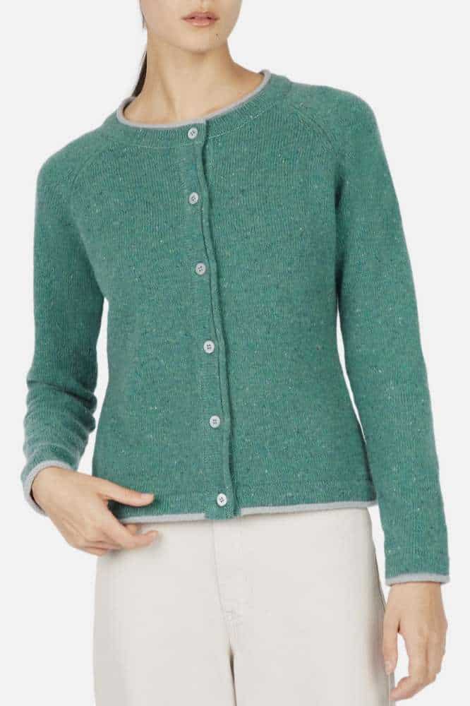 IrelandsEye Irelands Eye Killiney Cardigan Seagreen Marle - La Vie en Rose Damesmode