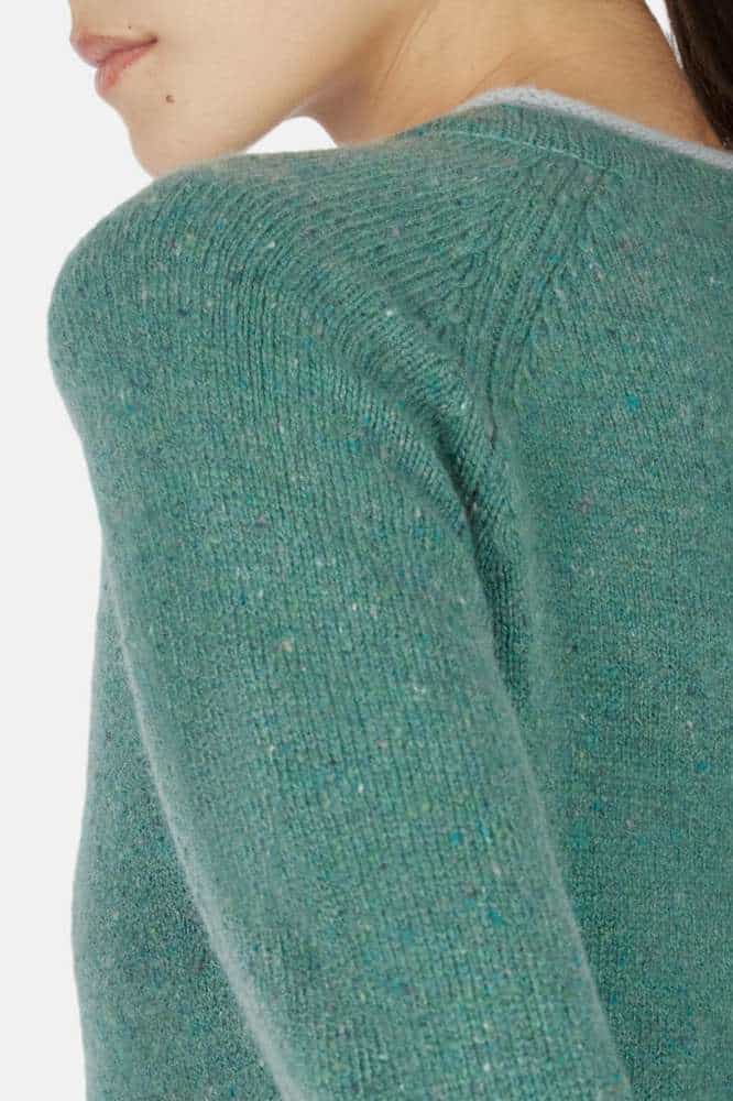 IrelandsEye Irelands Eye Killiney Cardigan Seagreen Marle - La Vie en Rose Damesmode