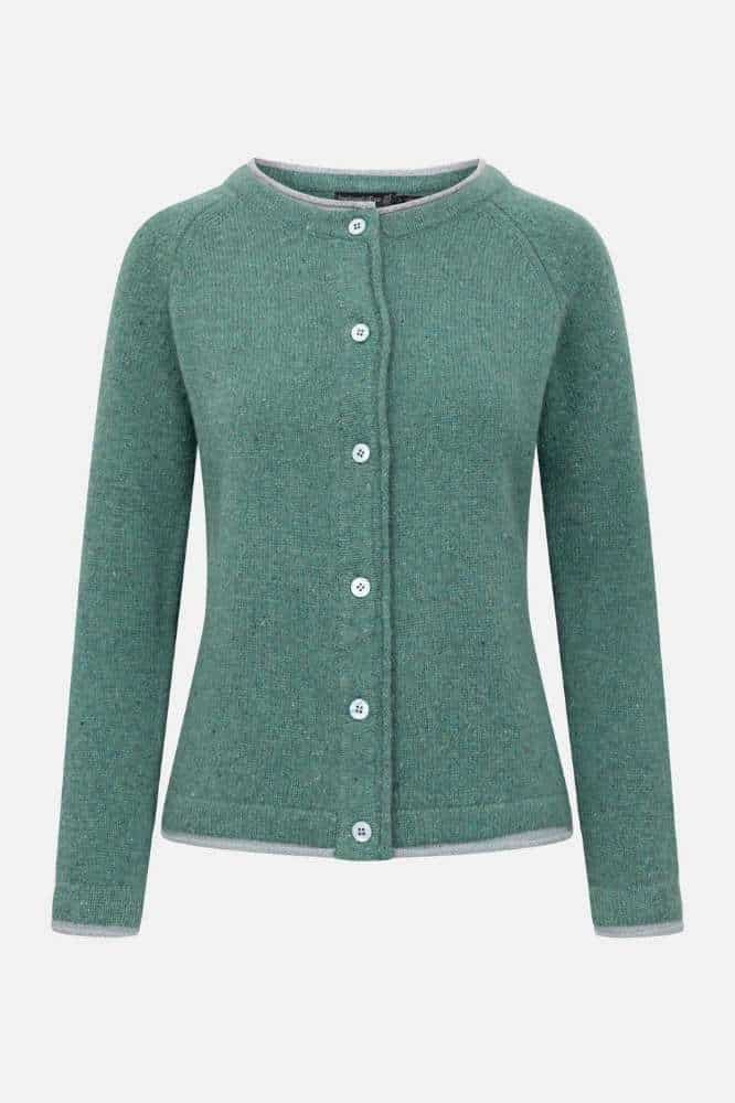 IrelandsEye Irelands Eye Killiney Cardigan Seagreen Marle - La Vie en Rose Damesmode