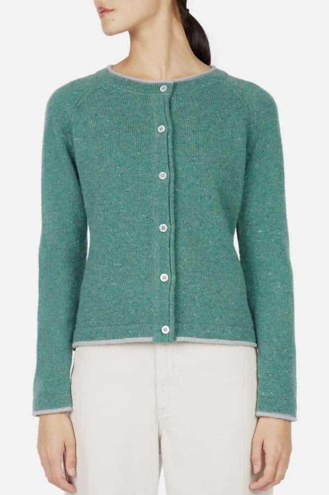 IrelandsEye Irelands Eye Killiney Cardigan Seagreen Marle - La Vie en Rose Damesmode