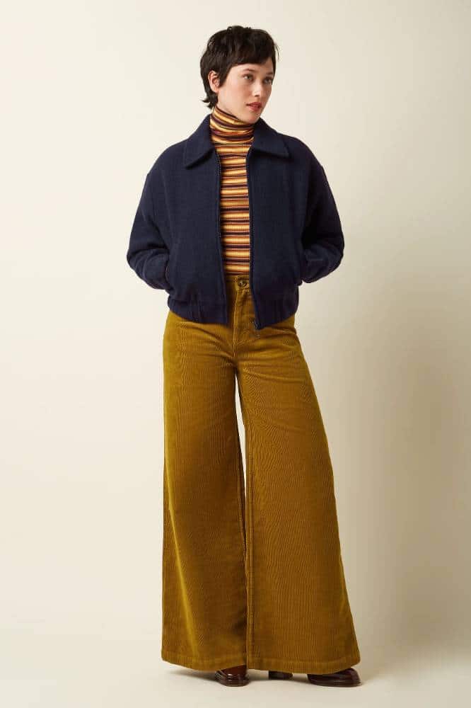 King Louie Fay Jacket Kennedy Evening Bue - La Vie en Rose Damesmode