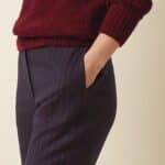 King Louie Livia Pants Pinstripe Night-Sky Blue - La Vie en Rose Damesmode