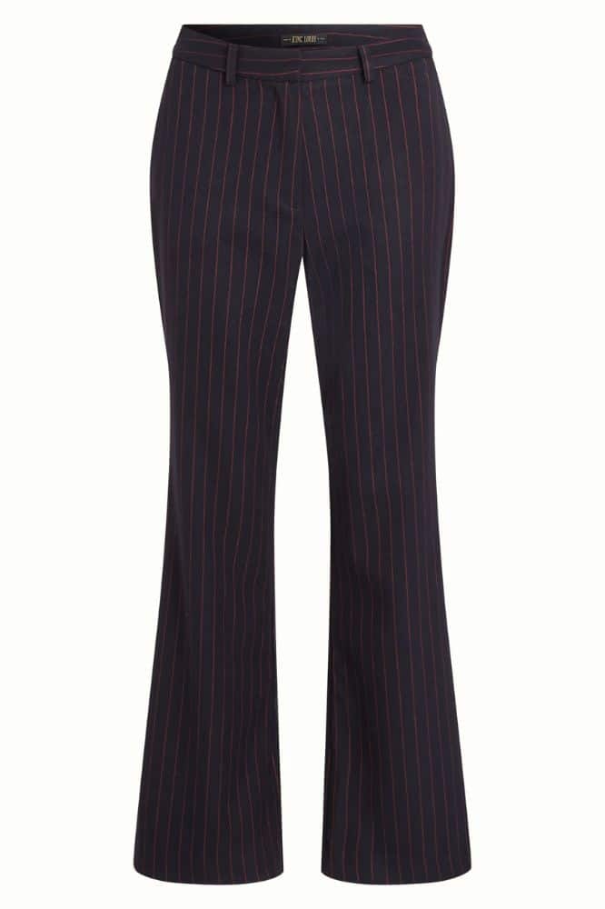 King Louie Livia Pants Pinstripe Night-Sky Blue - La Vie en Rose Damesmode