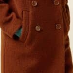 King Louie Nia Coat Nerlino Patina Brown - La Vie en Rose Damesmode