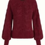 King Louie Raglan Cardi Bernard Cabernet Red- La Vie en Rose Damesmode