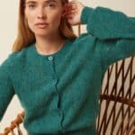 King Louie Raglan Cardi Bernard Spruced Green - La Vie en Rose Damesmode