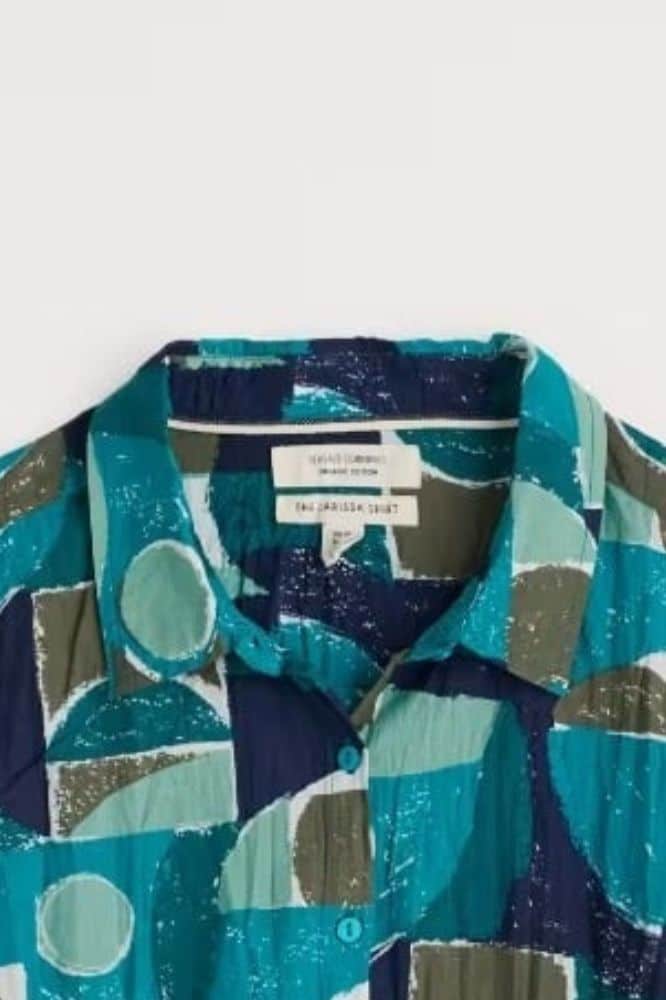 Seasalt Cornwall Larissa Shirt Penwith Abstract Emulsion- La Vie en Rose Damesmode