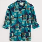 Seasalt Cornwall Larissa Shirt Penwith Abstract Emulsion- La Vie en Rose Damesmode