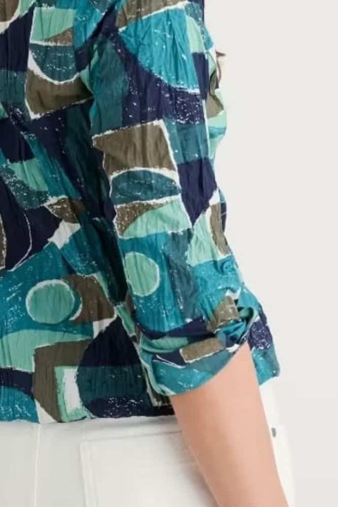 Seasalt Cornwall Larissa Shirt Penwith Abstract Emulsion- La Vie en Rose Damesmode