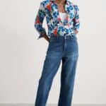 Seasalt Cornwall Larissa Shirt Table Sketch Chalk- La Vie en Rose Damesmode