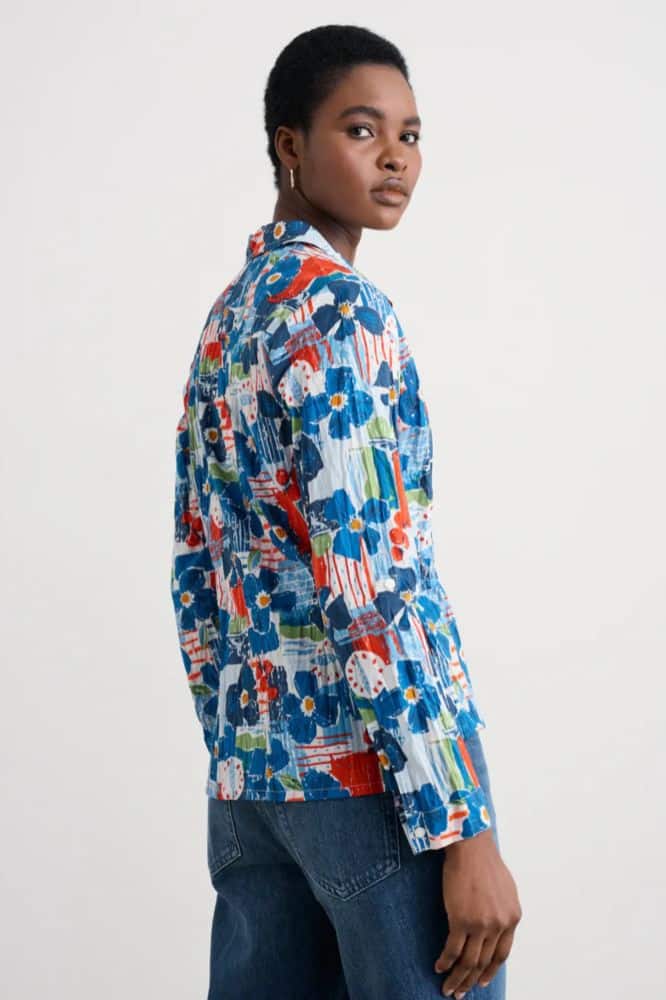 Seasalt Cornwall Larissa Shirt Table Sketch Chalk- La Vie en Rose Damesmode