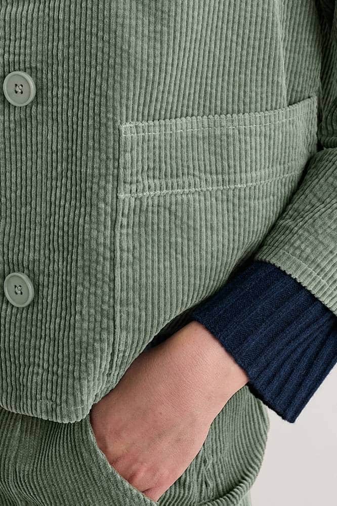 Seasalt Cornwall Ocean Mist Cord Jacket Dusky Green - La Vie en Rose Damesmode