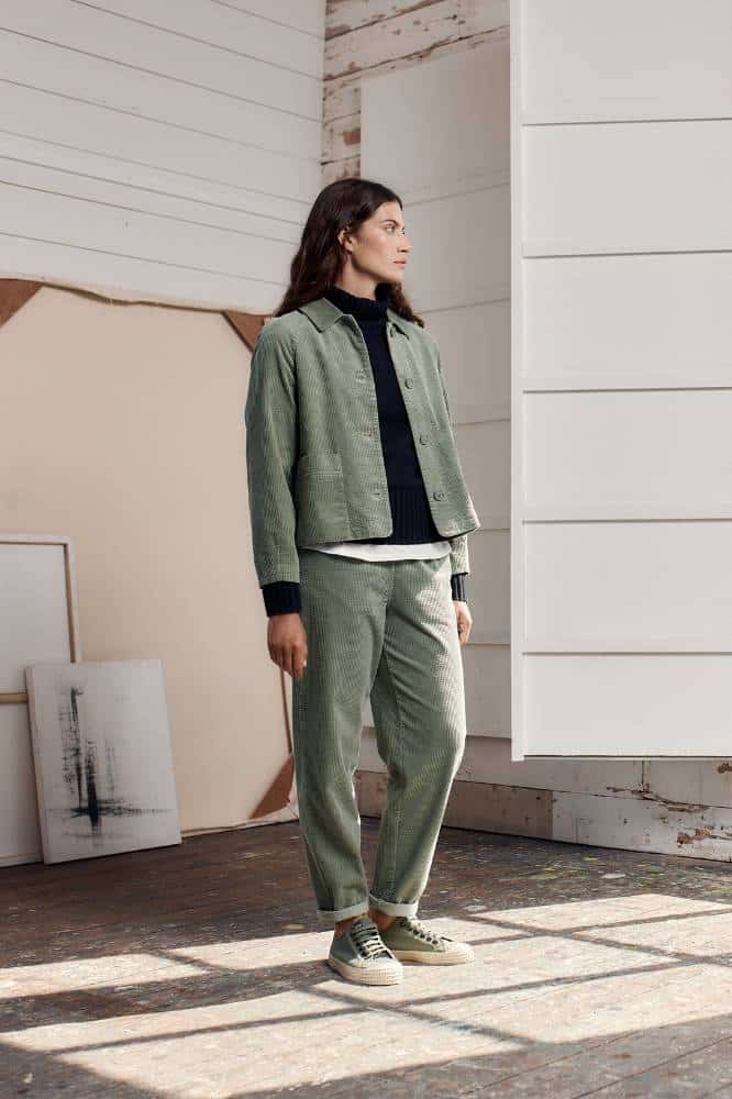 Seasalt Cornwall Ocean Mist Cord Jacket Dusky Green - La Vie en Rose Damesmode