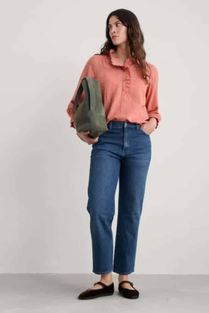 Seasalt Cornwall Penwith Straight Leg Jeans Mid Wash - La Vie en Rose Damesmode