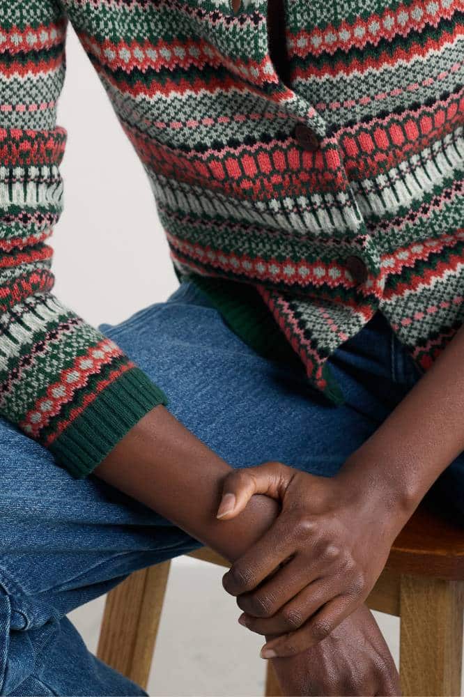 Seasalt Cornwall Percella Cove Cardigan Weaving Needle Forage Mix - La Vie en Rose Damesmode