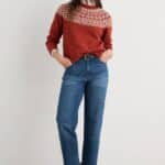 Seasalt Cornwall Port Kinnis Jumper Merino Wag Tail Red Sail Birch Mix - La Vie en Rose Damesmode