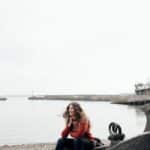 Seasalt Cornwall Port Kinnis Jumper Merino Wag Tail Red Sail Birch Mix - La Vie en Rose Damesmode