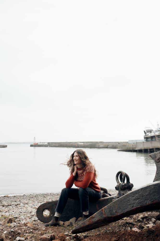 Seasalt Cornwall Port Kinnis Jumper Merino Wag Tail Red Sail Birch Mix - La Vie en Rose Damesmode