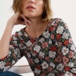 Seasalt Cornwall Seasalt Cornwall Easel 34 Sleeve Top in GOTS-Certified Organic Cotton Jersey - La Vie en Rose Damesmode