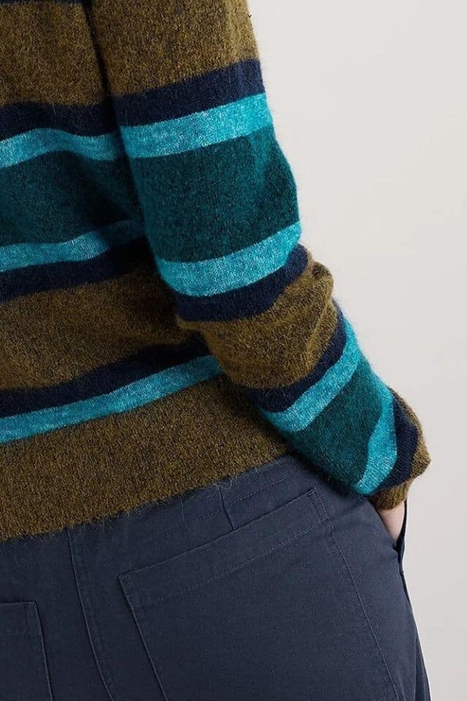 Seasalt Cornwall Seasalt Cornwall Etching V-Neck Cardigan - La Vie en Rose Damesmode