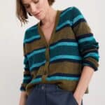 Seasalt Cornwall Seasalt Cornwall Etching V-Neck Cardigan - La Vie en Rose Damesmode