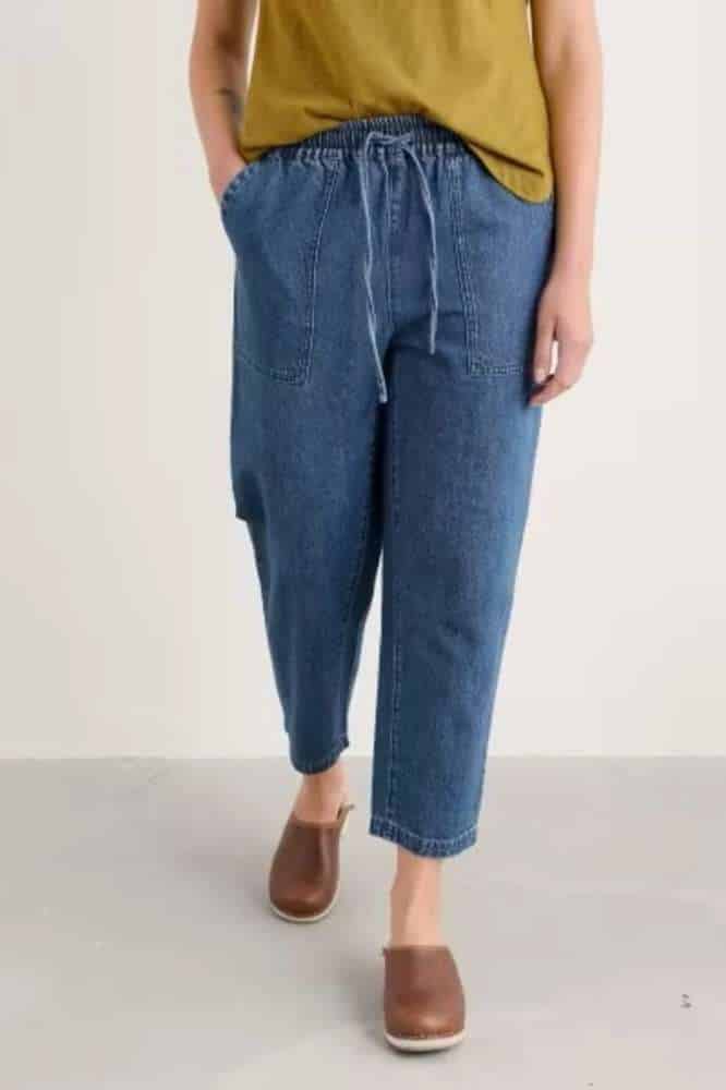 Seasalt Cornwall Sholl Trouser Mid Wash - La Vie en Rose Damesmode