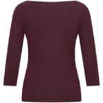 Very Cherry Boatneck Top grape Tricot Deluxe - La Vie en Rose Damesmode (1)
