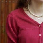 Very Cherry Lucia V Neck Cardigan Marsala- La Vie en Rose Damesmode