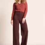 Very Cherry Lucia V Neck Cardigan Marsala- La Vie en Rose Damesmode