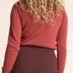 Very Cherry Lucia V Neck Cardigan Marsala- La Vie en Rose Damesmode
