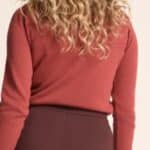 Very Cherry Lucia V Neck Cardigan Marsala- La Vie en Rose Damesmode