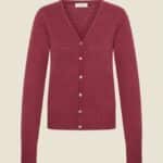 Very Cherry Lucia V Neck Cardigan Marsala- La Vie en Rose Damesmode