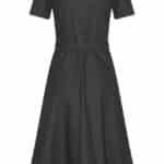 Very Cherry Revers Dress Midi Black Denim - La Vie en Rose Damesmode (2)