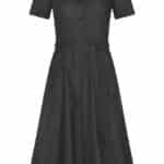 Very Cherry Revers Dress Midi Black Denim - La Vie en Rose Damesmode (2)