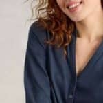 White Stuff Annie Jersey Shirt French Navy - La Vie en Rose Damesmode