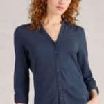White Stuff Annie Jersey Shirt French Navy - La Vie en Rose Damesmode