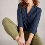 White Stuff Annie Jersey Shirt French Navy - La Vie en Rose Damesmode