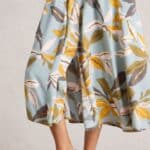 White Stuff Hazel Bias Cut Dress Blue Multi - La Vie en Rose Damesmode