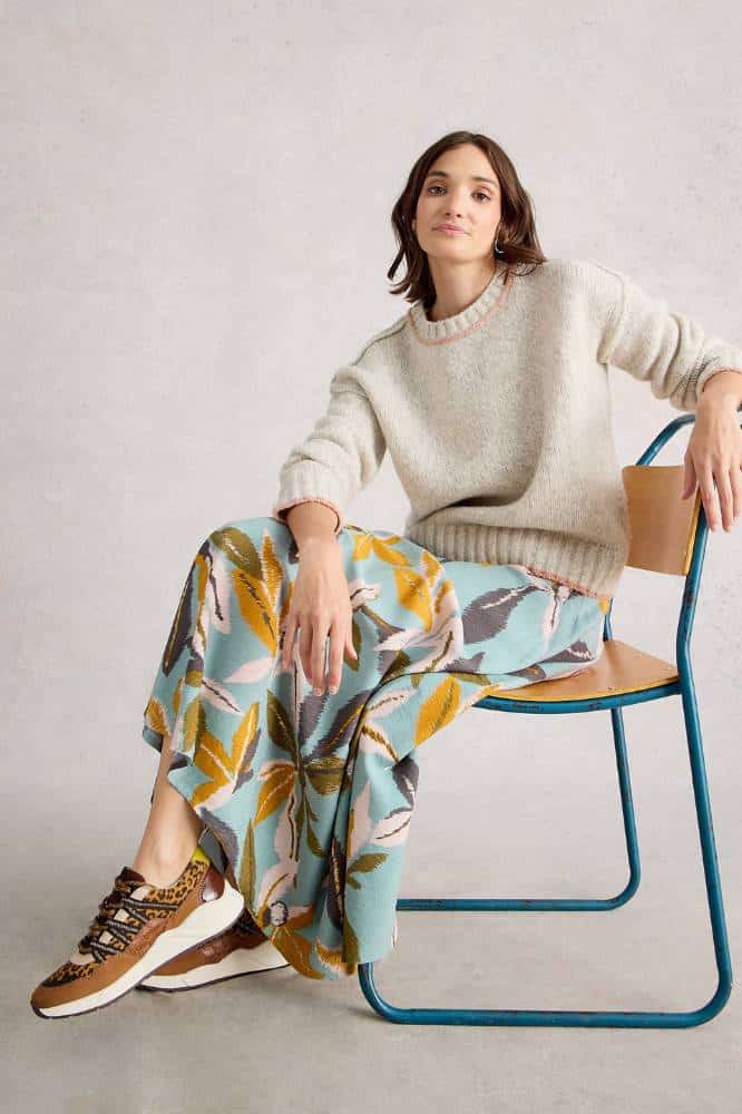 White Stuff Hope Bias Cut Maxi Skirt Blue Multi - La Vie en Rose Damesmode